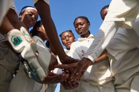 ‘Cricket offered myself so much’: African sports star introduces community children to the game