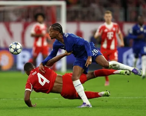 Chelsea's manager fumes when Bayern Munich defender Jonathan Tah avoids red card during UCL loss